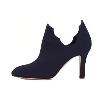 MANOLO BLAHNIK Dembeba Ankle Boots 9cm Women's Blue