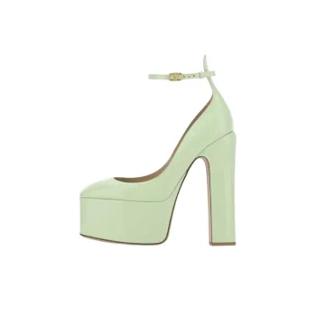 Valentino Chunky Heel High Heels 16cm Women's Green