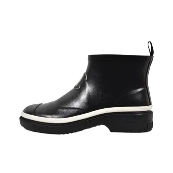 CHANEL Ankle Boots Women's Black