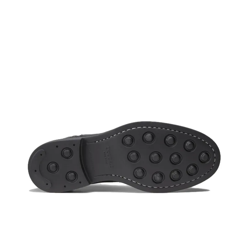DOUCAL'S Perforated Leather Ankle Boots-4