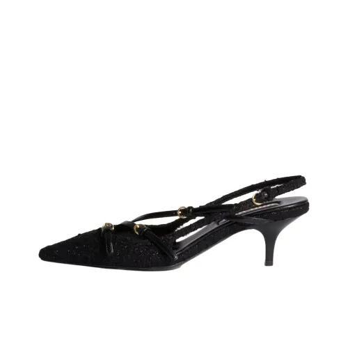 MIU MIU Slim Heel High Heels 5.5cm Women's Black