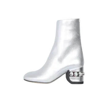 NICHOLAS KIRKWOOD Ankle Boots Women's Silver