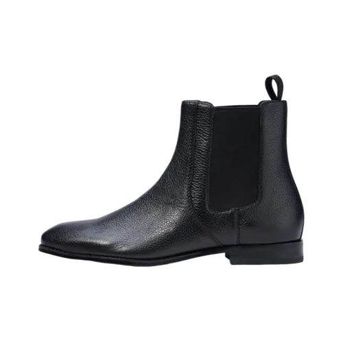 COACH Short Chelsea Boots Men's Black