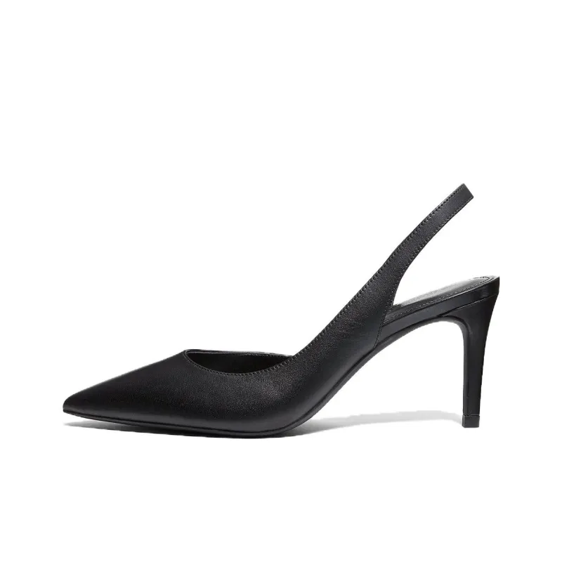 MICHAEL KORS Alina Fle Slim Heel High Heels 7.6cm Women's Black-0