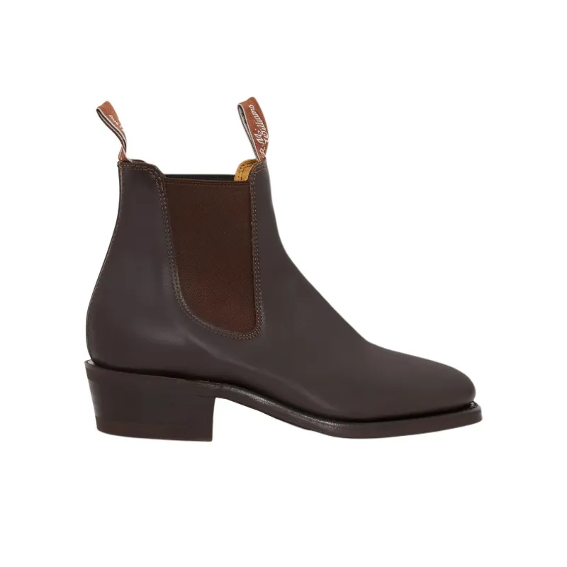 R.M.WILLIAMS Short Chelsea Boots 4cm Men's Dark Brown-1