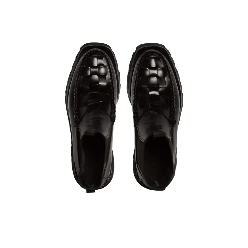Hereu Interwoven-detail Leather Ankle Boots-2