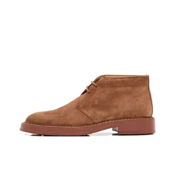 TOD'S Desert Round Toe Lace Up Boots