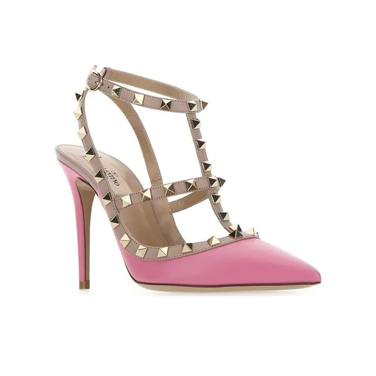 Valentino Garavani Rockstud 100mm Caged Pumps-2