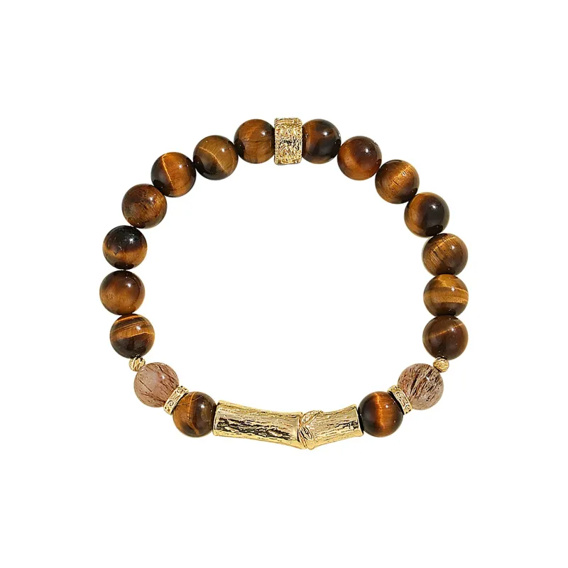MAGICPOLE Tiger's Eye Stone Bracelets Unisex-4