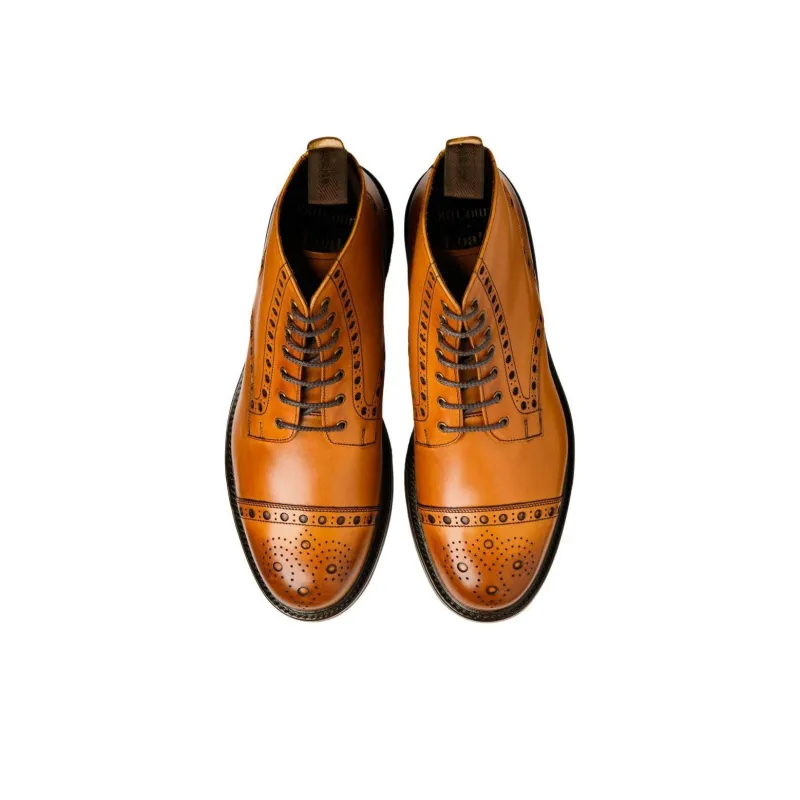 LOAKE Ankle Boots Men Orange-3