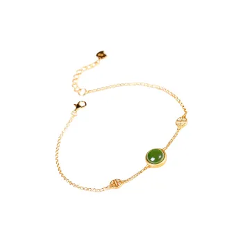 Jade Ink Love Chinese Fashion Trend Chinese Style Minimalist Style Jasper Unisex