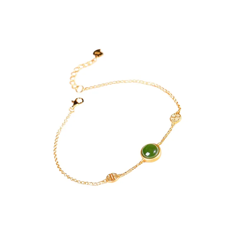 Jade Ink Love Chinese Fashion Trend Chinese Style Minimalist Style Jasper Unisex-0