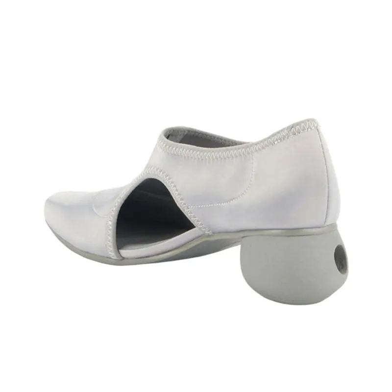 UNITED NUDE Carvc Irregular Heel High Heels 3cm Women's White-4