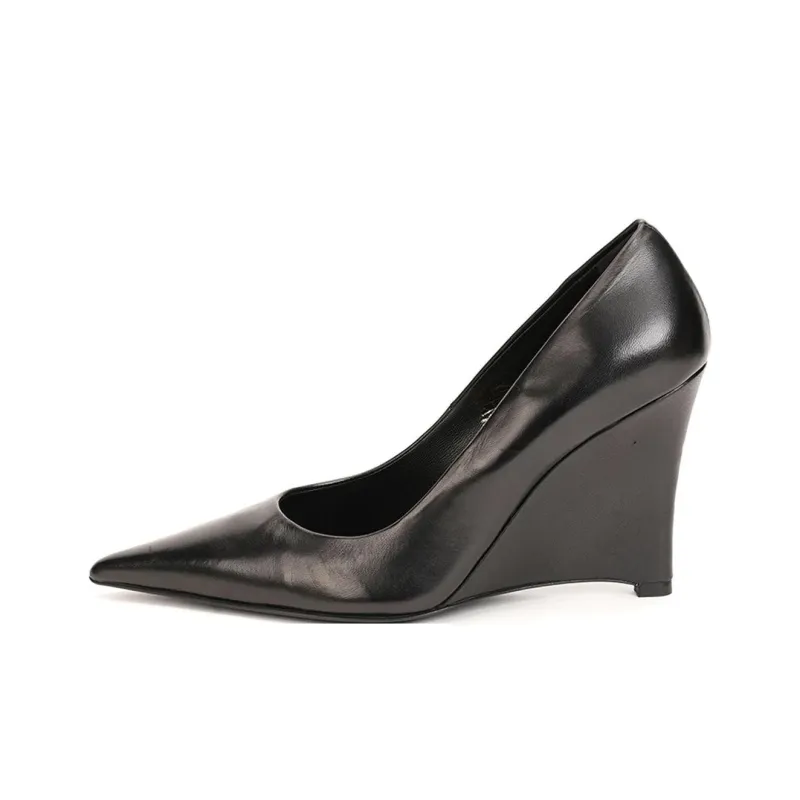 PINKO Wedge Heel High Heels Women's Black-0