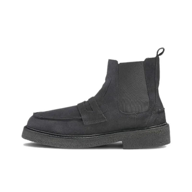 Inuikii Short Chelsea Boots Men's Black-0