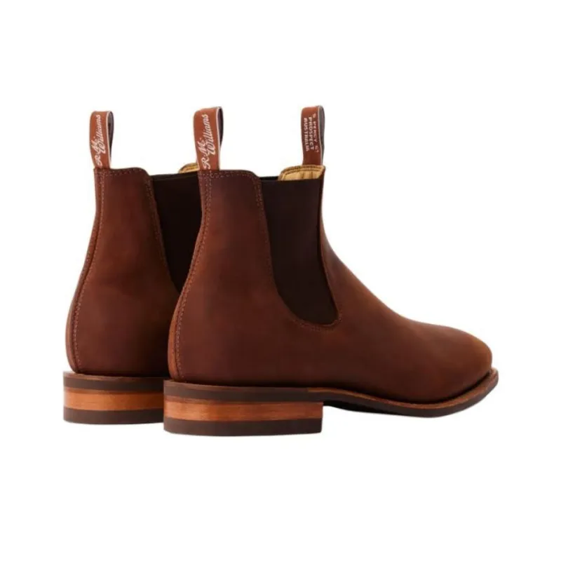 R.M.WILLIAMS Chelsea Boots Men's Red Brown-3