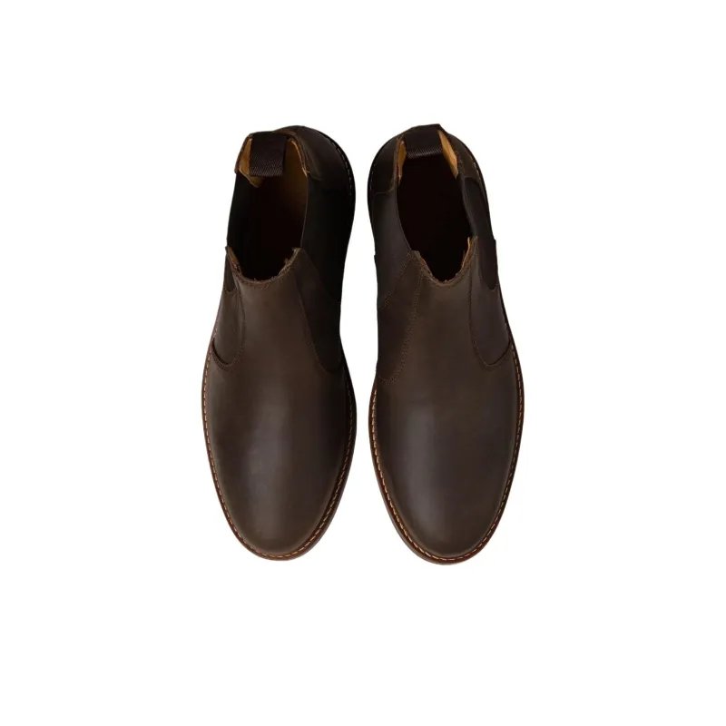 LOAKE Davy Short Chelsea Boots Men's Brown-3