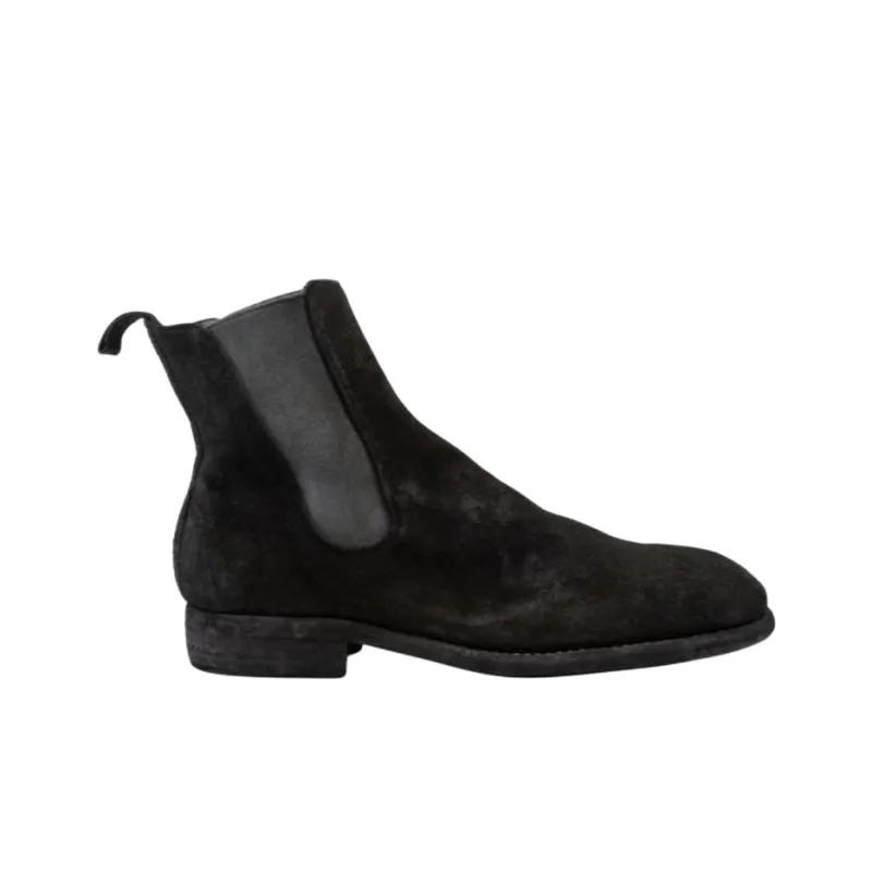 GUIDI Short Chelsea Boots Women's Umber-1