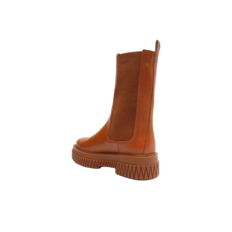Schutz Chelsea Short Chelsea Boots Women's Brown-3
