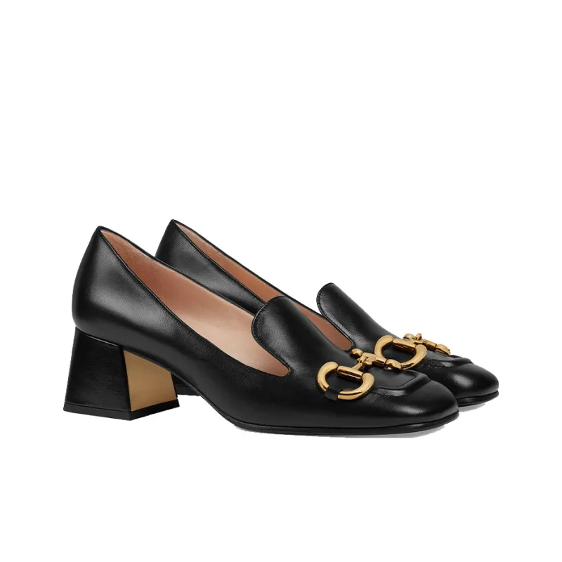 GUCCI Horsebit Buckle Loafers-2