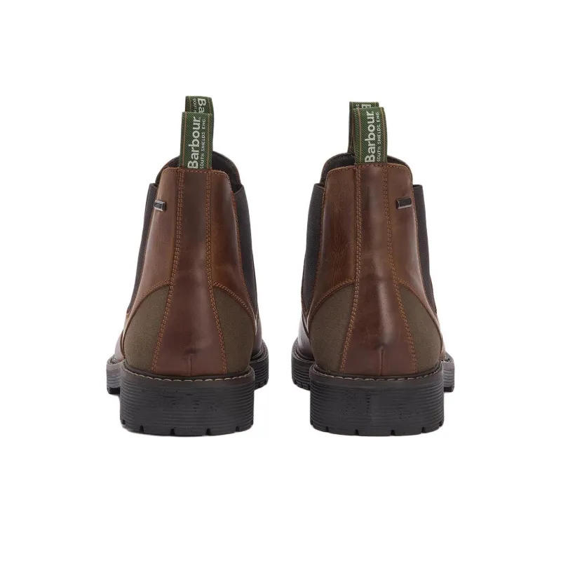 BARBOUR Short Chelsea Boots 3.5cm Men's Brown-4