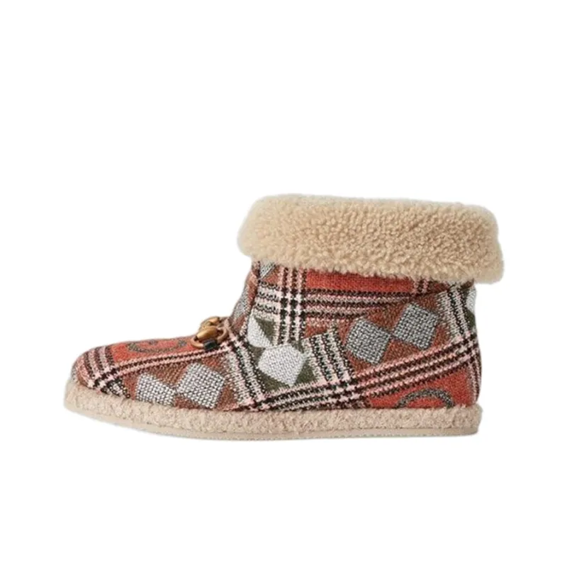 GUCCI Ankle Boots Women's Orange-0