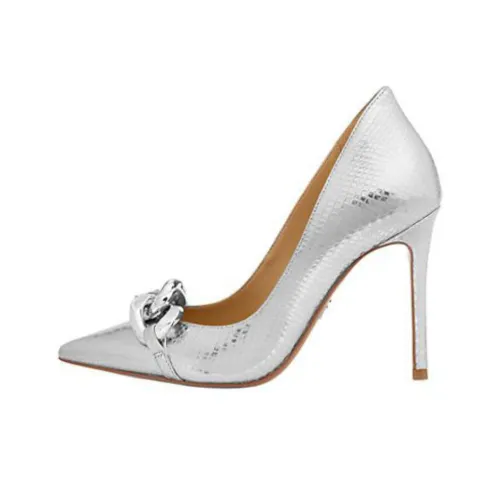 MICHAEL KORS Scarlett Slim Heel High Heels Women's Silver