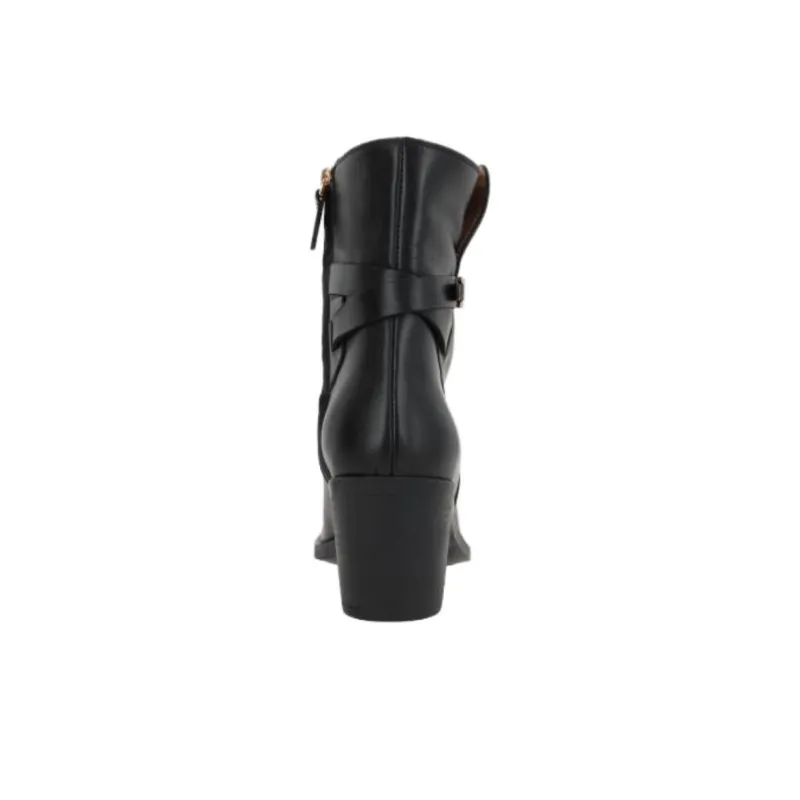 TOD'S Square Toe Heeled Ankle Boots Women's-4