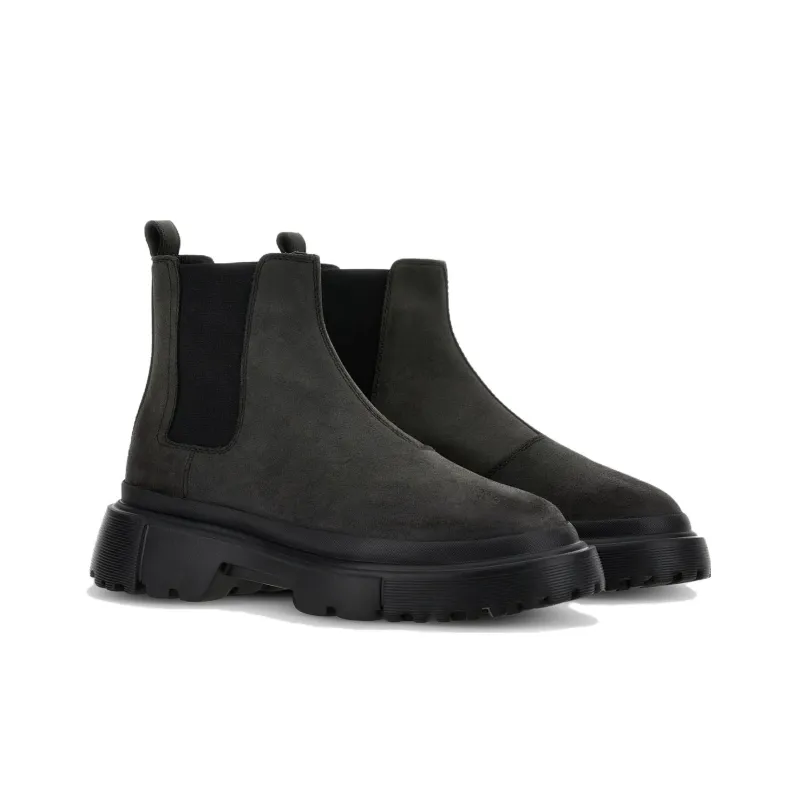 HOGAN Chelsea Round-Toe Boots-1