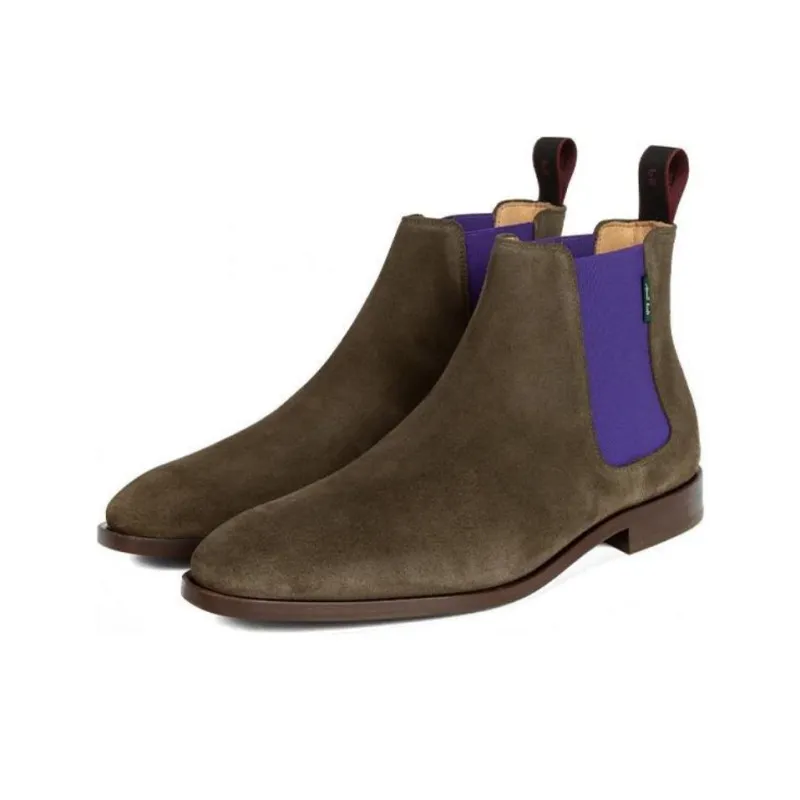 Paul Smith Gerald Ankle-Length Chelsea Boots Men's Khaki-3