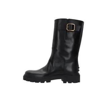 TOD'S Buckle Detailed Round Toe Boots Women's