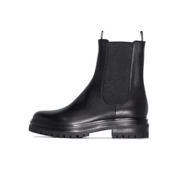 GIANVITO ROSSI Chester Leather Ankle Boots