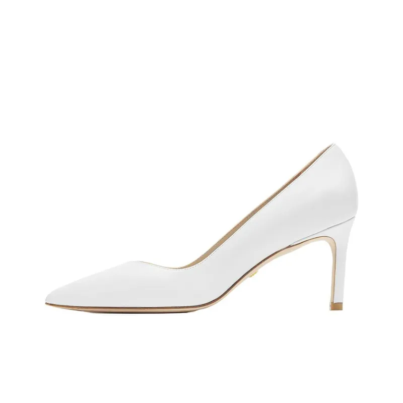 Stuart Weitzman/SW Sw Anny 70 Love Pump Slim Heel High Heels Women's White-0