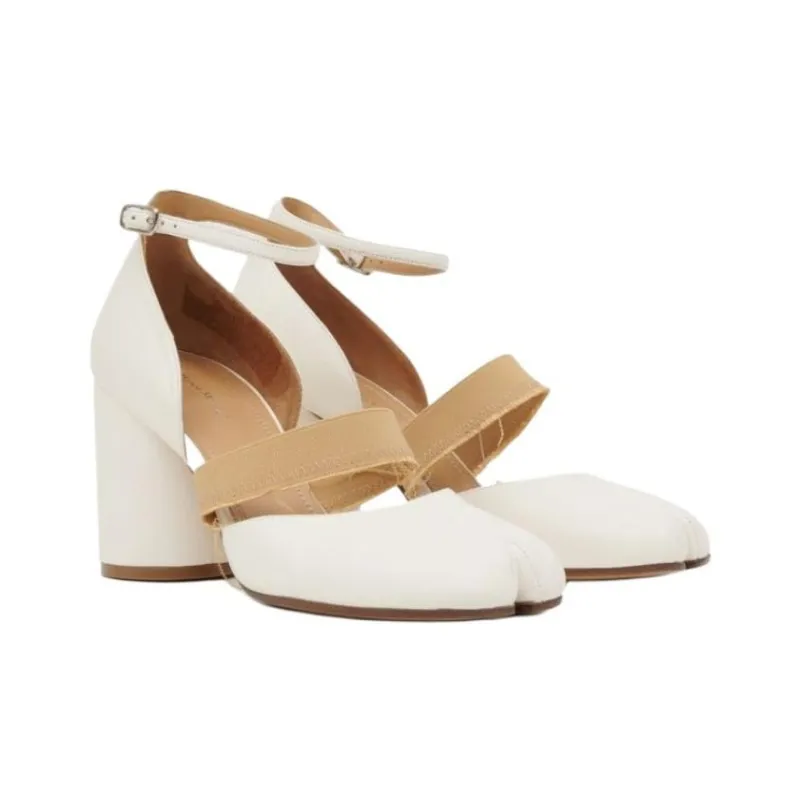 Maison Margiela Tabi Toe Block Heel Pumps-2