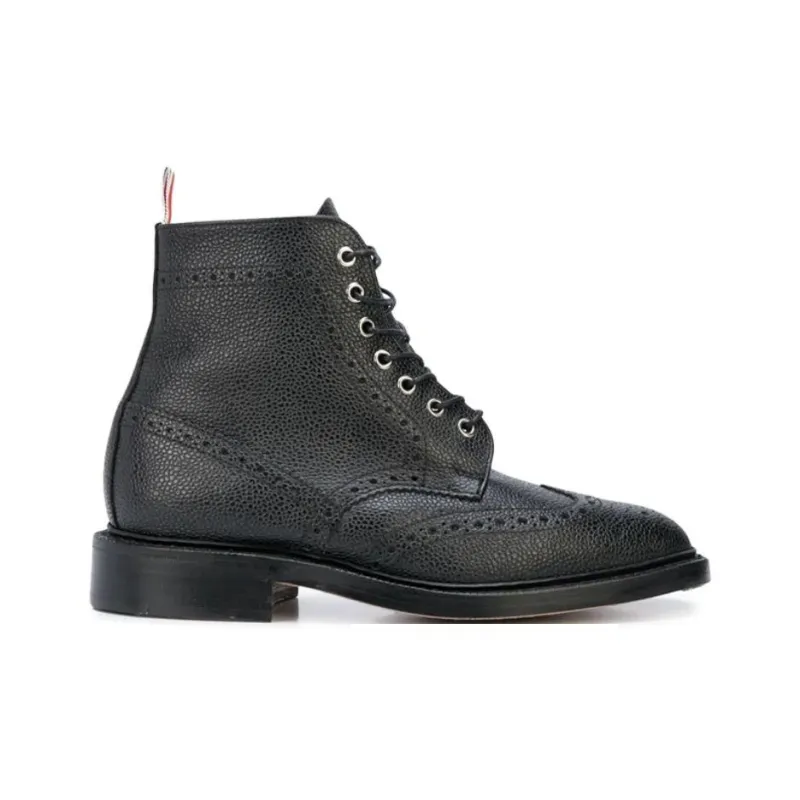 THOM BROWNE Wingtip Brogue Boots-1
