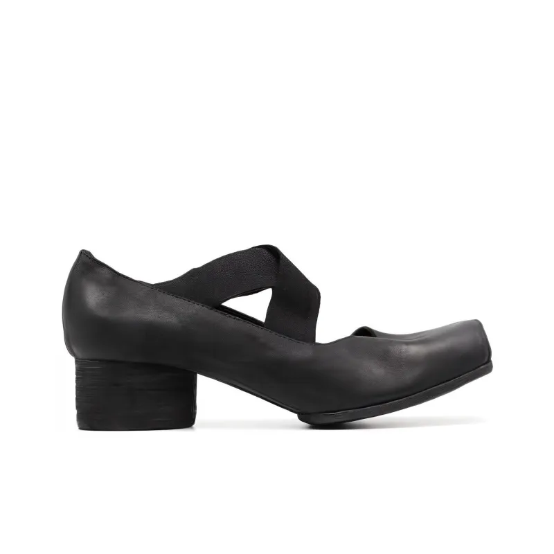 UMA WANG Square Toe Ballerina Pumps-1