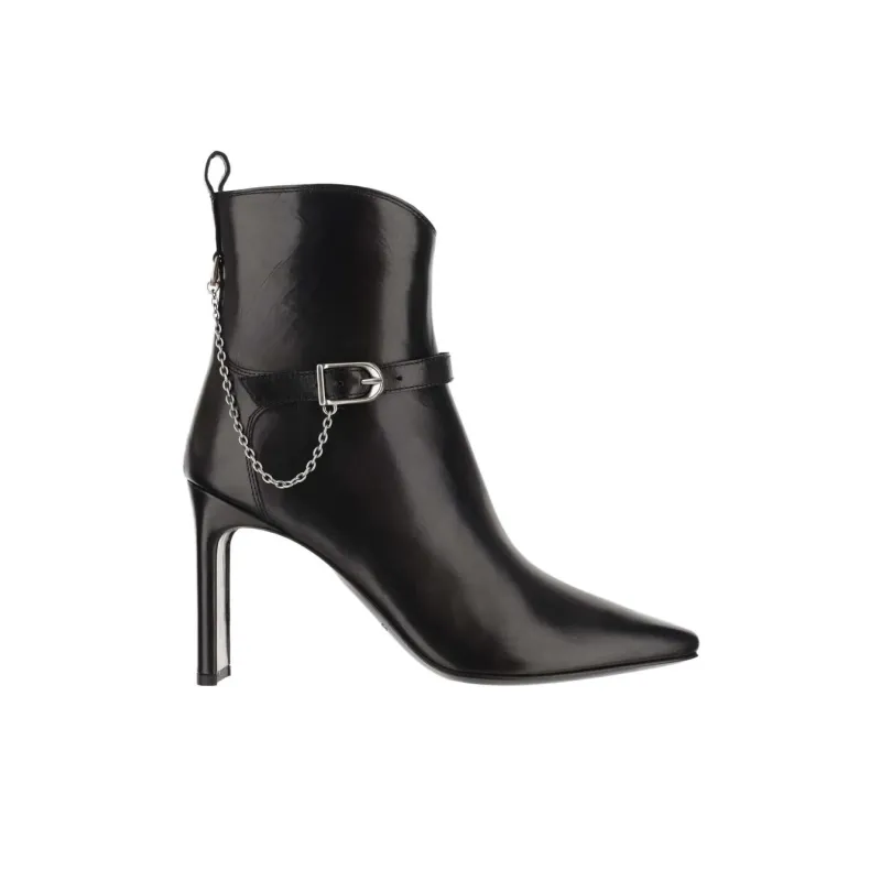 SARTORE Ankle Boots 9cm Women's Black-1