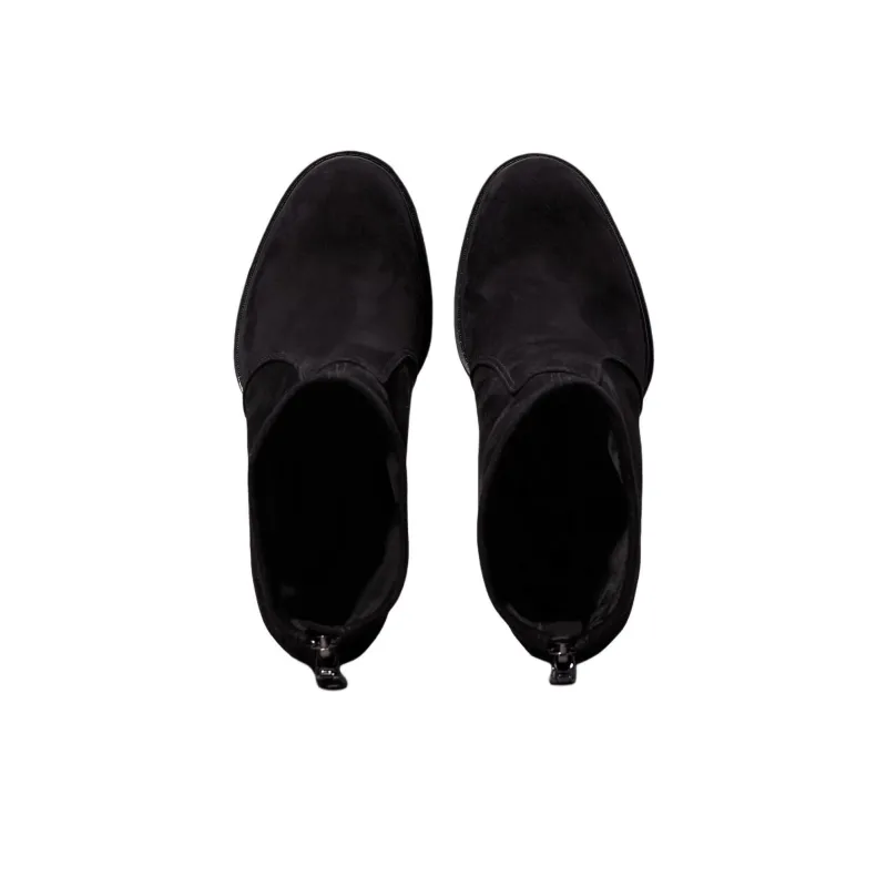 CKJ CALVIN KLEIN JEANS Ankle Boots 9cm Women's Black-3
