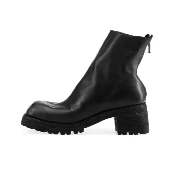 GUIDI Ankle Boots Unisex Black