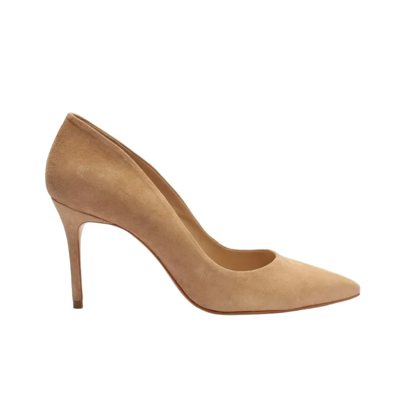 Schutz Lou Lo High Heels 8.4cm Women's Brown-1