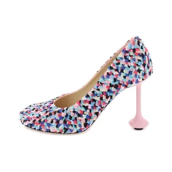 LOEWE Irregular Heel High Heels 9cm Women's Multicolor