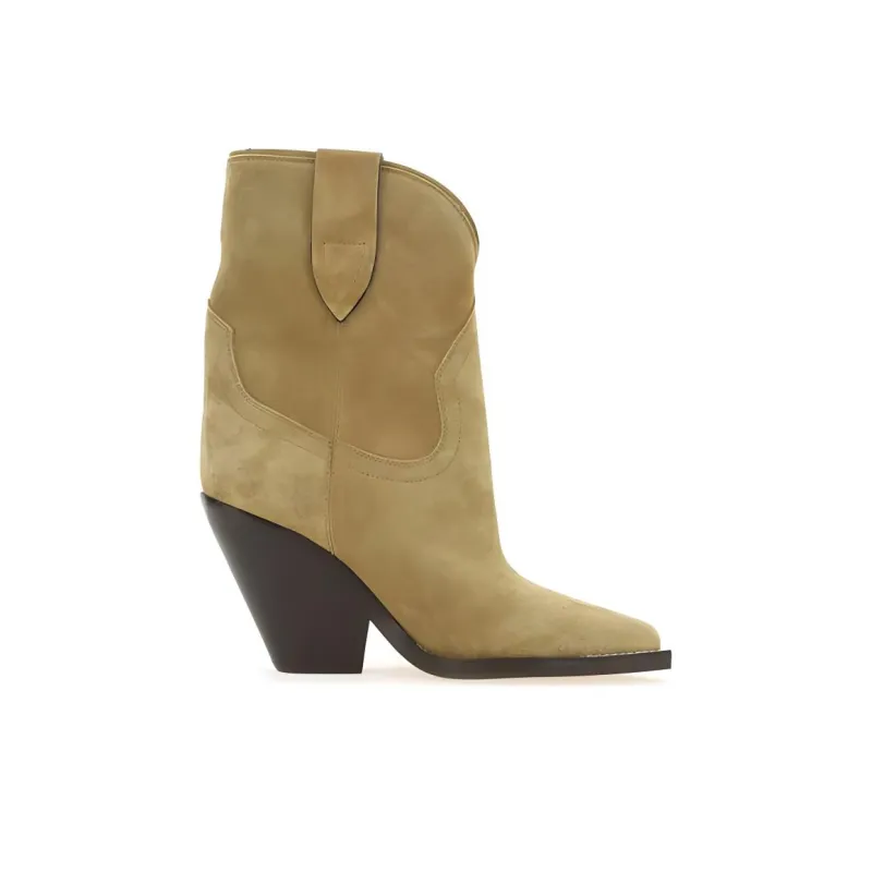 ISABEL MARANT Leyane Ankle Boots Women's Umber-1