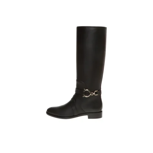 FERRAGAMO Knee high Boots Women's Black