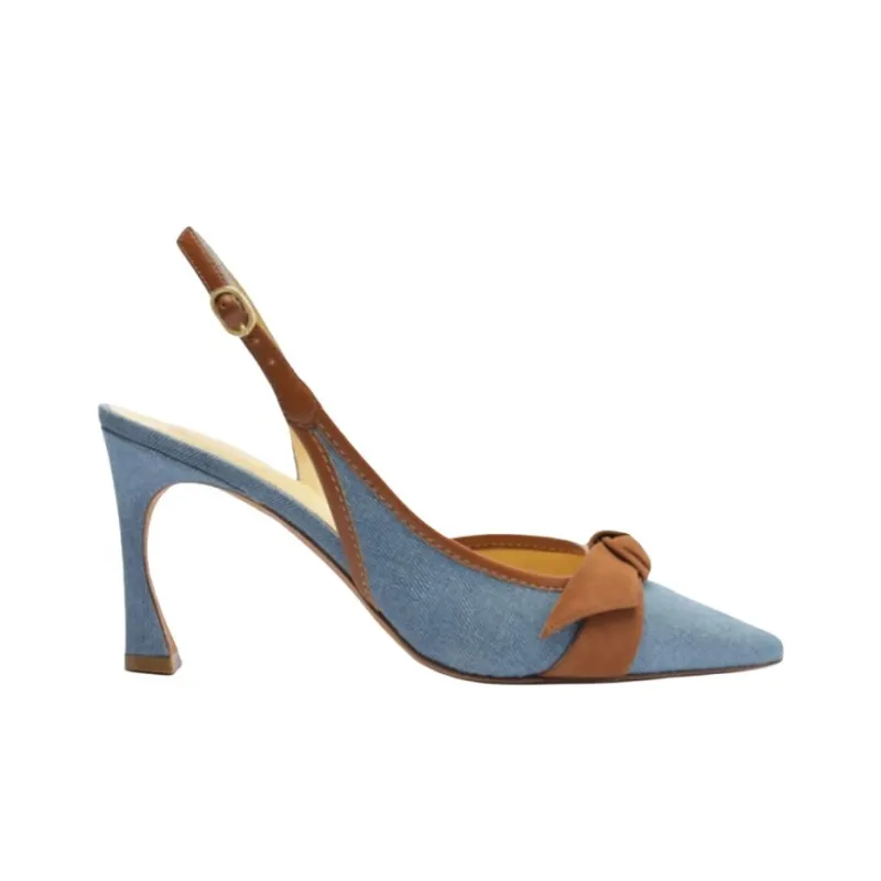 Alexandre Birman CLARITA High Heels 8.5cm Women's Blue-1
