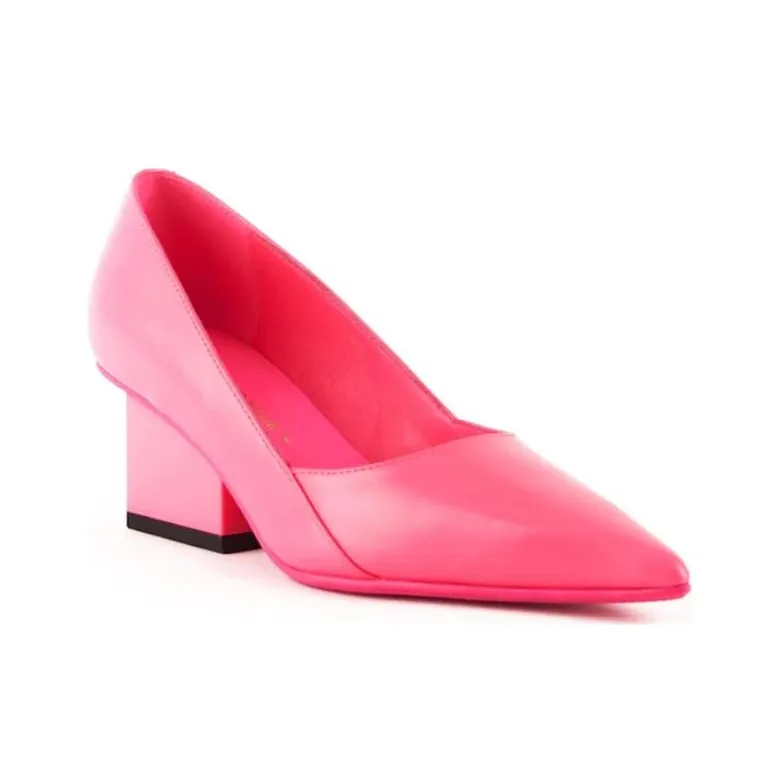 UNITED NUDE RAILA PUMP Block Heel High Heels 6cm Women's Pink-2