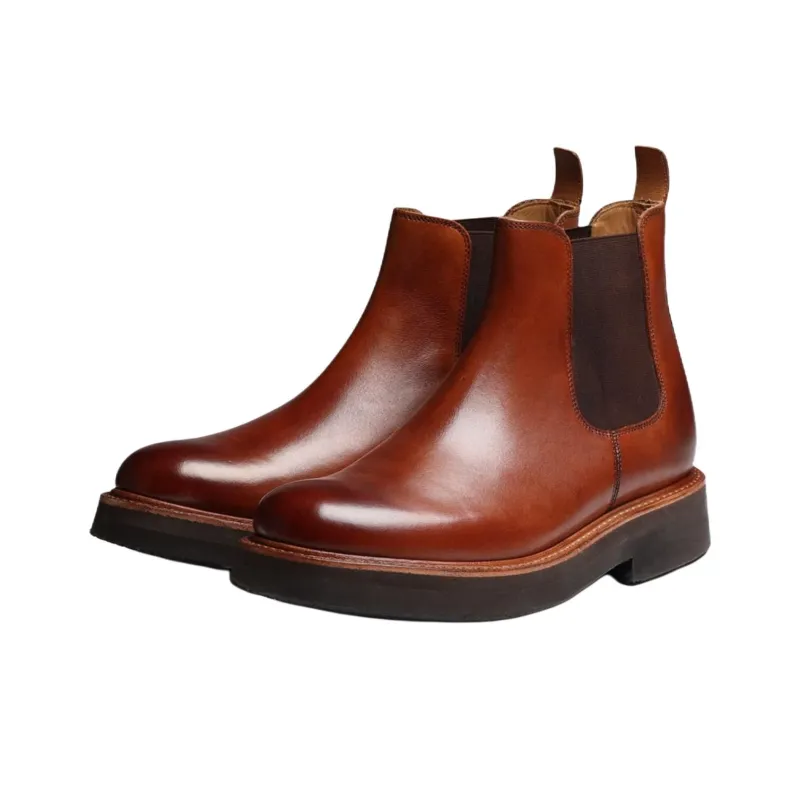 GRENSON Colin Chelsea Boots Men's Brown-2