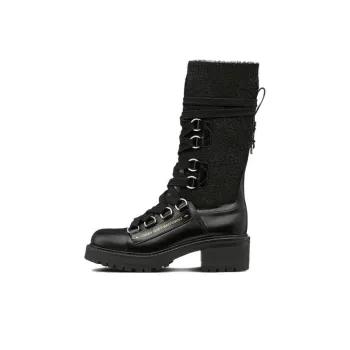 DIOR D-Fight Mid-Calf Boots Women's Black