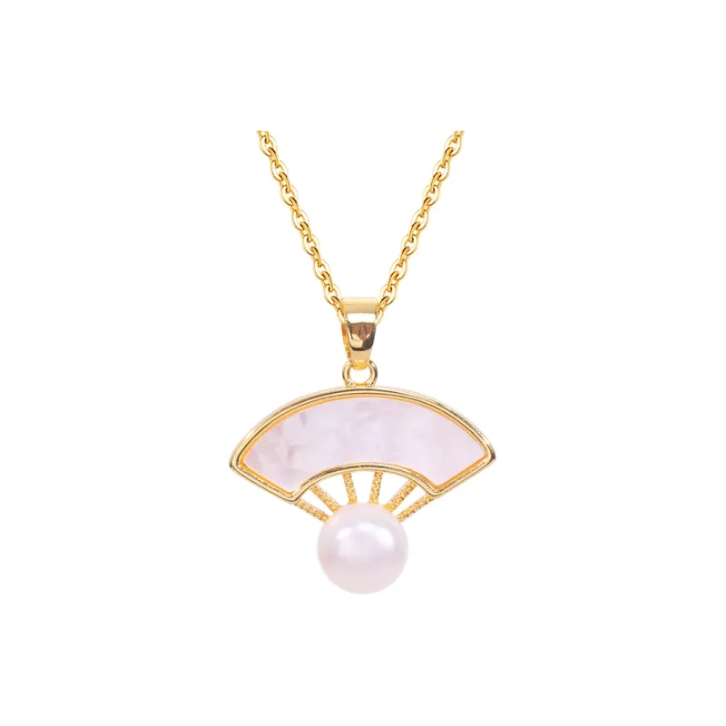 ZHENZHUAOMI Freshwater Pearl Necklaces Women's-0
