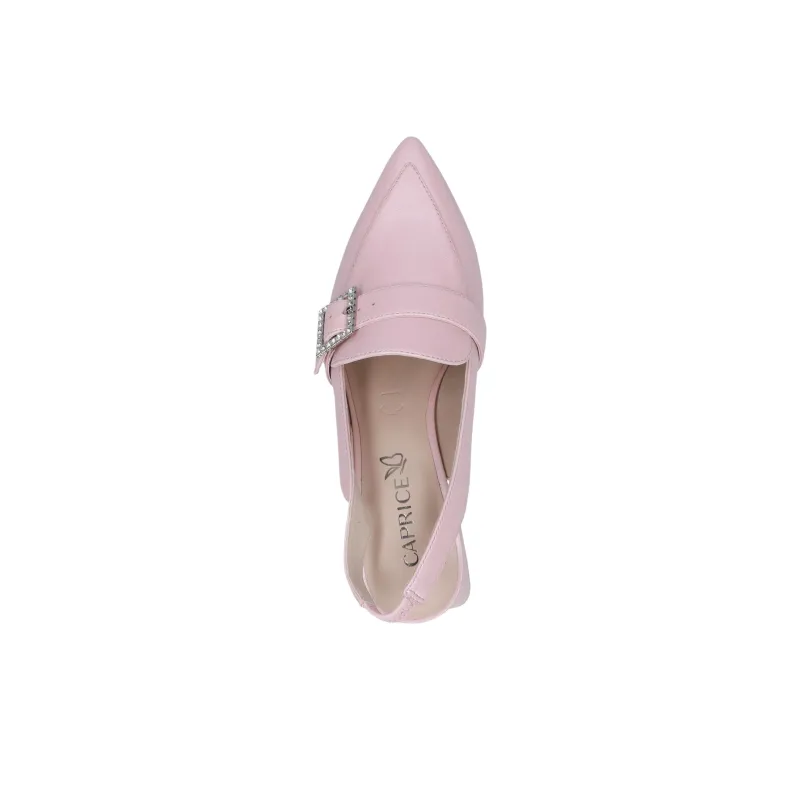 CAPRICE Gillian Block Heel High Heels 5.5cm Women's Pink-3