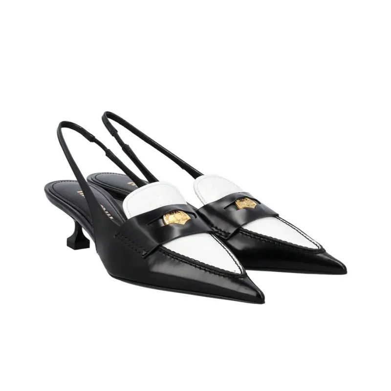 MIU MIU Penny Slim Heel High Heels Women's Black-1
